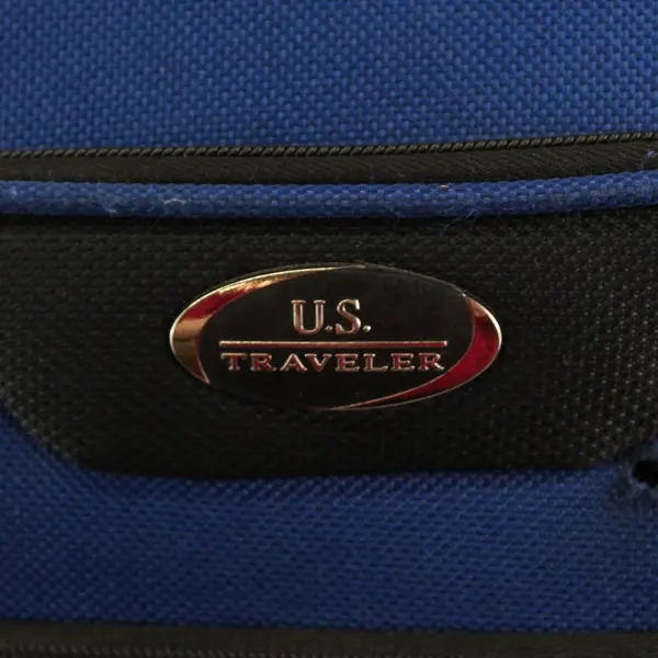U.S. Traveler Aviron 22" Softside Expandable Spinner Luggage Carry On - Navy