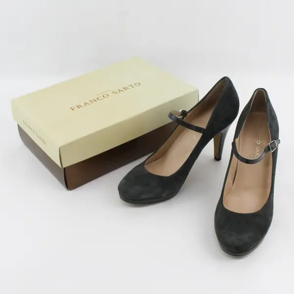 Franco Sarto Women's 9.5M - 4 Inch Napina Gray High Heels