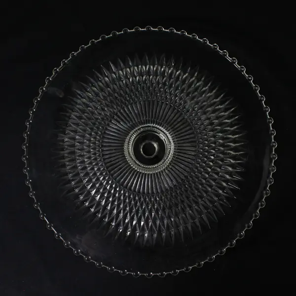 Duchin Creations Glass Cake Plate W/Out Weighted Sterling Silver Pedestal Base