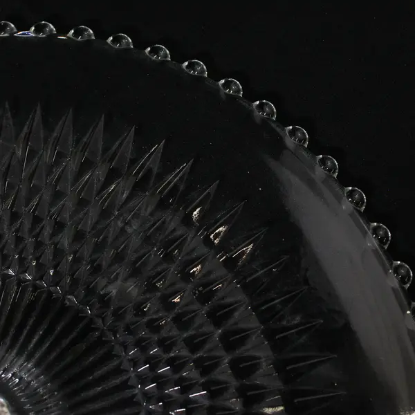 Duchin Creations Glass Cake Plate W/Out Weighted Sterling Silver Pedestal Base