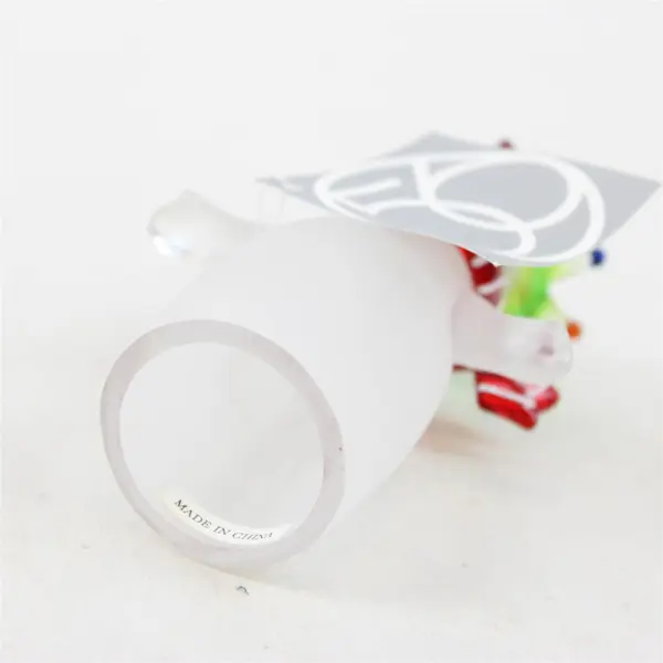 Department 56 Acrylic Frosted Snowman with Christmas Tree Hat 56.49251