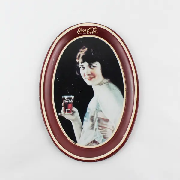 Lot of 3 1990's Coca Cola Trays - 1920's Advertisements Reproductions - 6"x4"