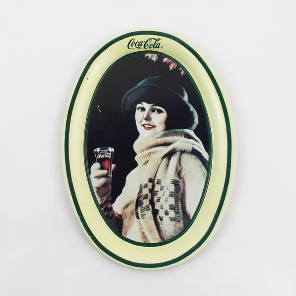 Lot of 3 1990's Coca Cola Trays - 1920's Advertisements Reproductions - 6"x4"