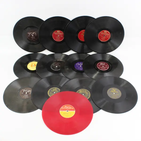 Mixed Lot of 13 Vinyl Records 10" DIY Craft Projects