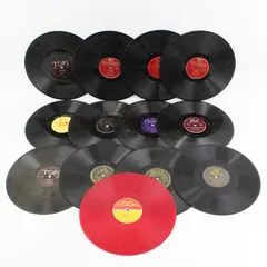 Mixed Lot of 13 Vinyl Records 10" DIY Craft Projects