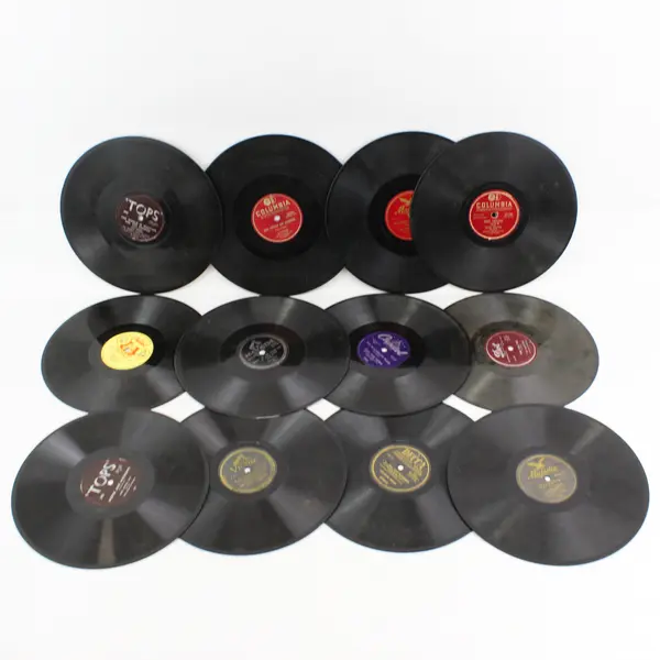 Mixed Lot of 13 Vinyl Records 10" DIY Craft Projects