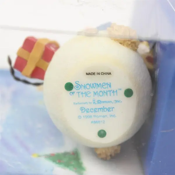 Vintage 1998 Roman, Inc. Snowmen of the Month - December