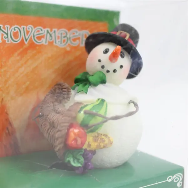 Vintage 1998 Roman, Inc. Snowmen of the Month - November