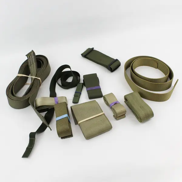 2+ Lb Lot Green Scrap Seat Belt Material DIY Crafts