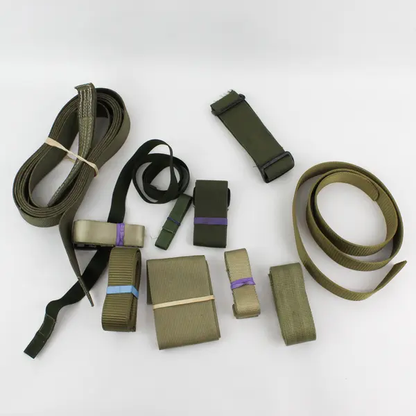 2+ Lb Lot Green Scrap Seat Belt Material DIY Crafts