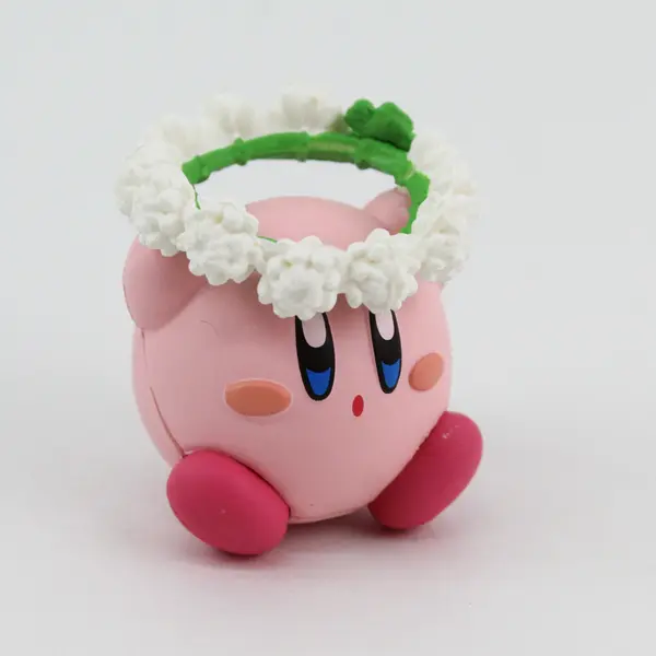 Lot of 3 Banpresto Kirby Fluffy Puffy Mine PVC - Play in the Flower/Clover