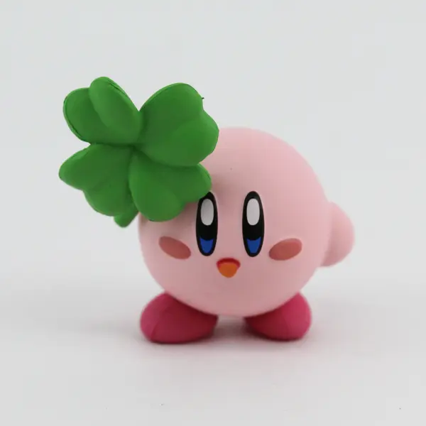 Lot of 3 Banpresto Kirby Fluffy Puffy Mine PVC - Play in the Flower/Clover