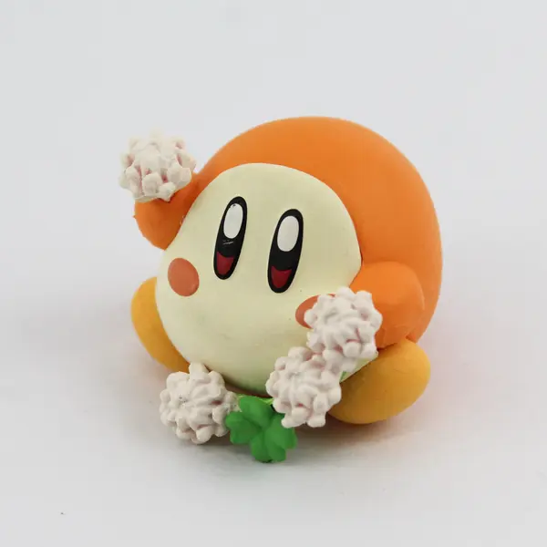 Lot of 3 Banpresto Kirby Fluffy Puffy Mine PVC - Play in the Flower/Clover