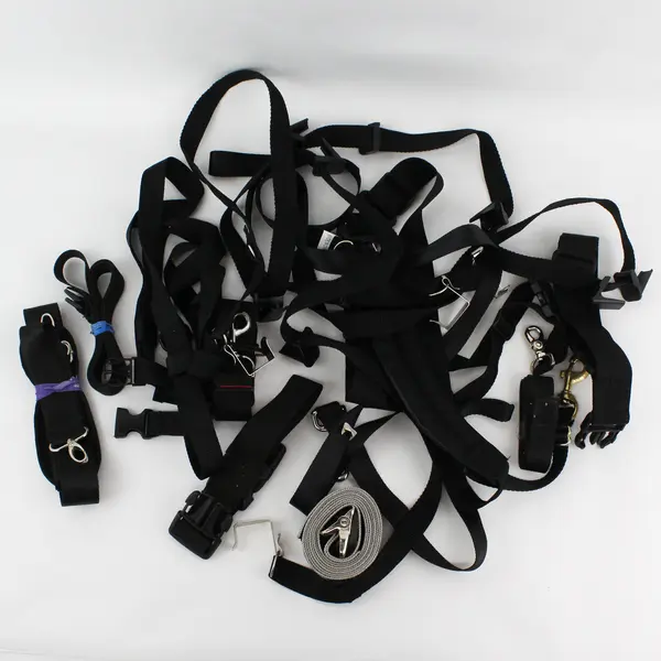 2.75+ Lb Lot Black Scrap Seat Belt Material DIY Crafts