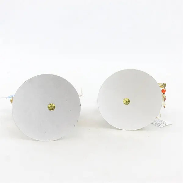 Lot of 2 Enesco Metal Snowman Christmas Decor Black Top Hat