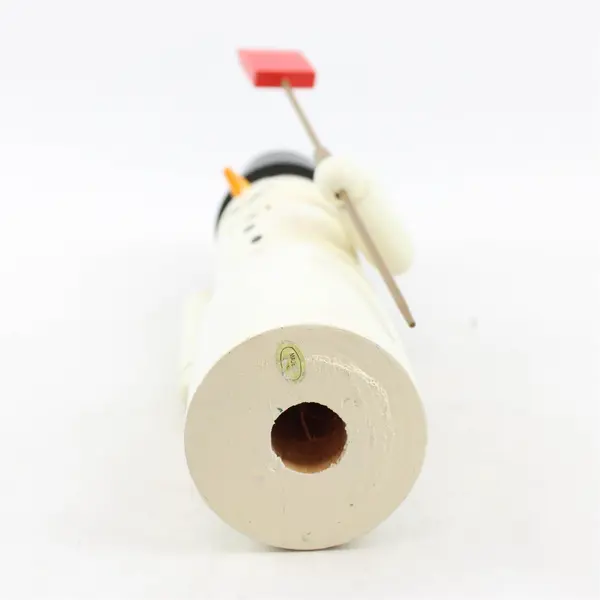 Vintage-Style Wooden Snowman Nutcracker 14in Christmas Holiday Collectible