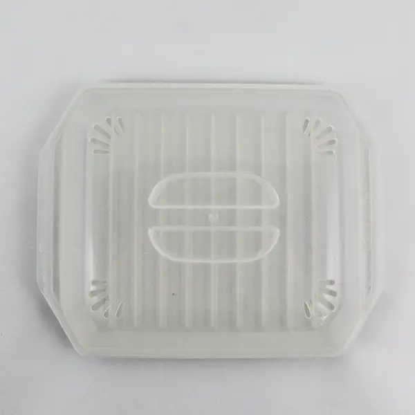 Nordic Ware White/Clear Plastic Compact Bacon Rack With Lid 8.25" x 10"