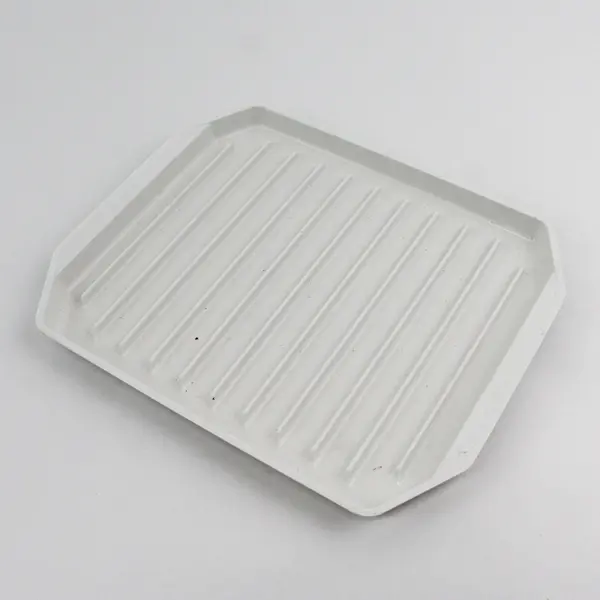 Nordic Ware White/Clear Plastic Compact Bacon Rack With Lid 8.25" x 10"