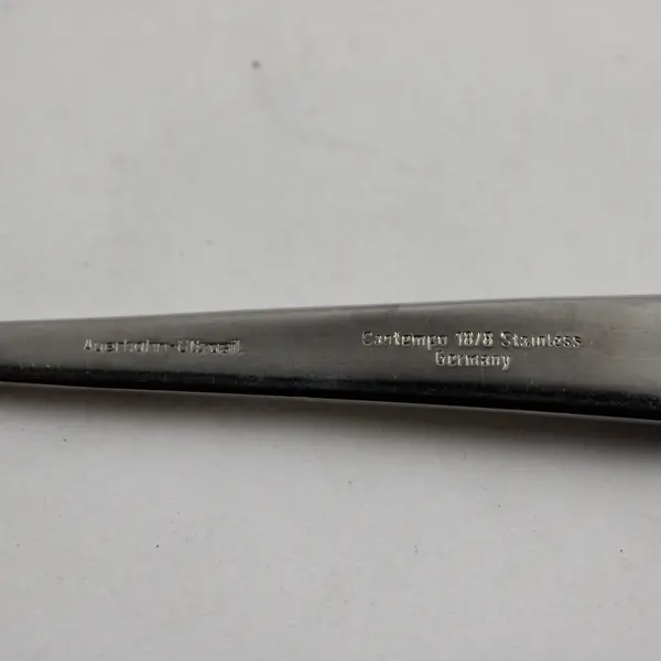VTG Auerhahn Ultrasil 18/8 Stainless Youth Fork 6.5" Long Engraved Climbing Rat