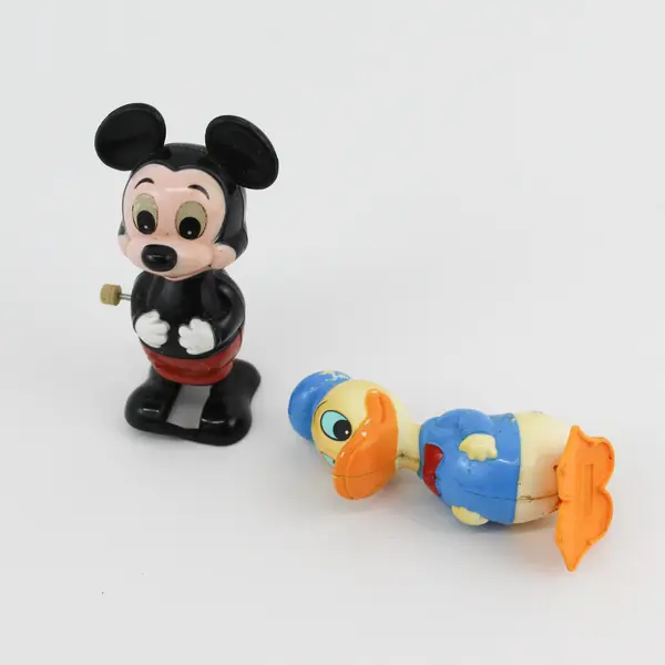 Lot of 9 Vintage TOMY Wind-Up Toys 1970's-1990's