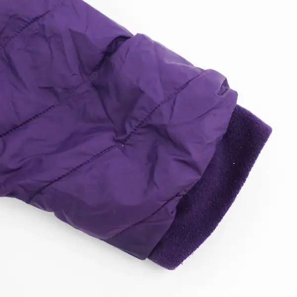 Xersion Dark Purple Puffer Jacket Removable Hood Women's XXL