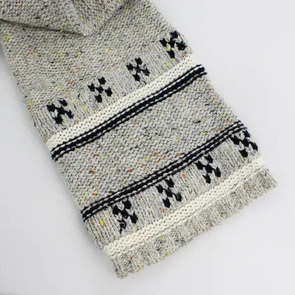 St. John's Bay Marled Light Gray Wrap Cardigan Women's Small