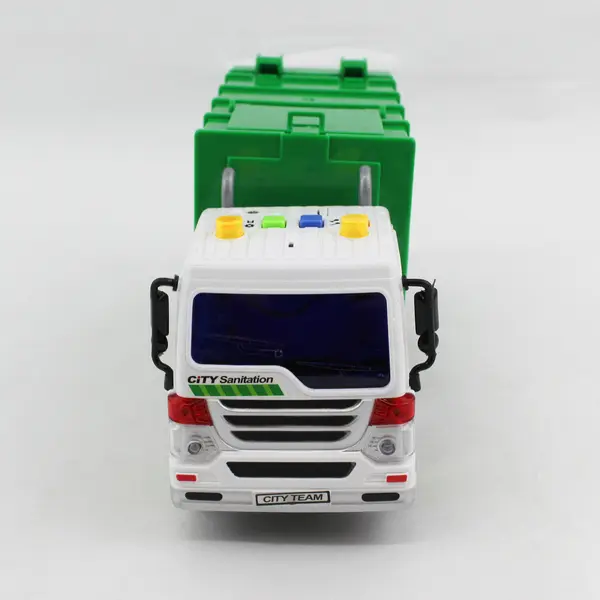 Friction Power Garbage Truck Toy With Flashing Lights And Sounds Works