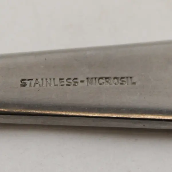 Rare HTF Collectible Nicrosil Souvenir SS Cheese Knife Engraved Travel Motifs 