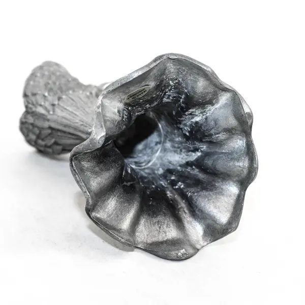 Heavy Pewter Praying Angel Taper Candle Holder