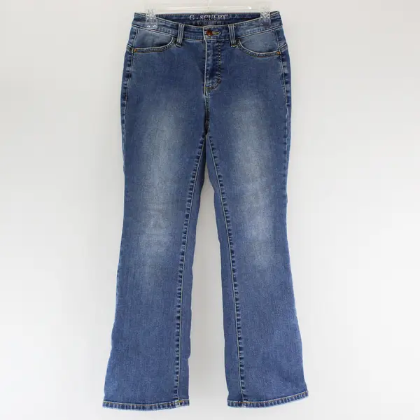 G-Sculpt by Giuliana Medium Wash Flared Jeans Women's Size 6P