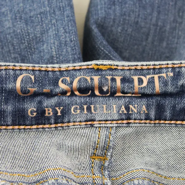 G-Sculpt by Giuliana Medium Wash Flared Jeans Women's Size 6P