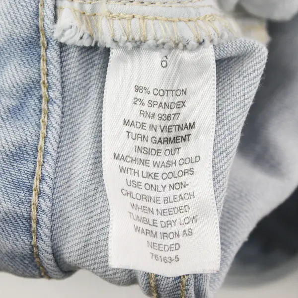 A New Approach Light Wash High-Rise Wide Leg Cropped Jeans Women's Size 6