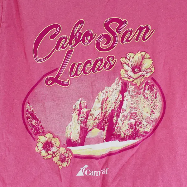 Carnival Cruise Line Cabo San Lucas Pink T-Shirt Women's Small