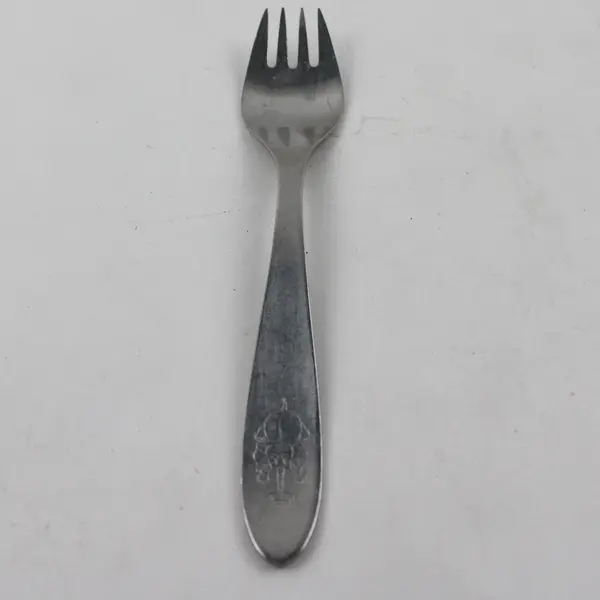 Stelton Unknown Rare HTF Pattern 18/8 Stainless Youth Fork Engraved Dumbo 5.75"