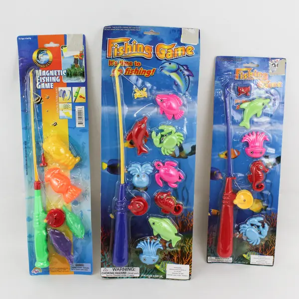 NWT Lot of 3 MW Home Products Fishing Pole Game Toy