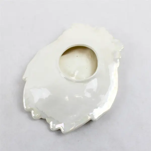 Vintage Ceramic Trinket Dish Glazed Hands Jewelry Holder Ring Dish