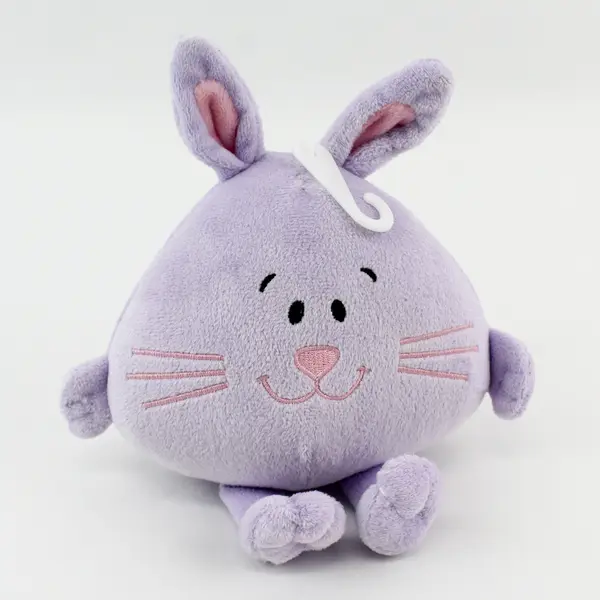 Lot of 3 American Greetings Plush Bunny Rabbits Stuffed Animal, 1 Lilac/2 White
