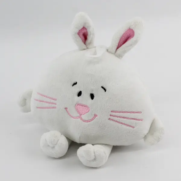 Lot of 3 American Greetings Plush Bunny Rabbits Stuffed Animal, 1 Lilac/2 White