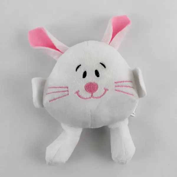 Lot of 3 American Greetings Plush Bunny Rabbits Stuffed Animal, 1 Lilac/2 White