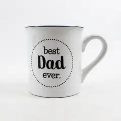 Best Dad Ever White Ceramic Coffee Mug 
