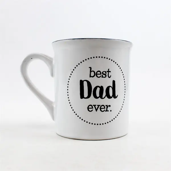 Best Dad Ever White Ceramic Coffee Mug 