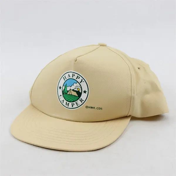Hallmark Sportsmen Shoebox Happy Camper Vintage Snapback Trucker Hat OS