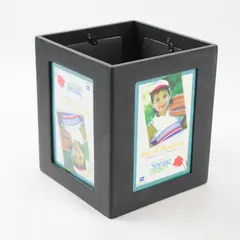 Spring Maid Box of Memories Black Photo Tissue Box Cover Model 15582