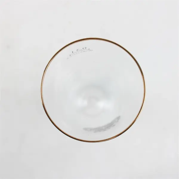 Vintage Warsteiner Tulip Beer Glasses 2pc Boxed 0.3L Gold Rimmed