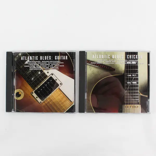 Lot of 2 Atlantic Blues CDs-Chicago and  Guitar, Various 1986