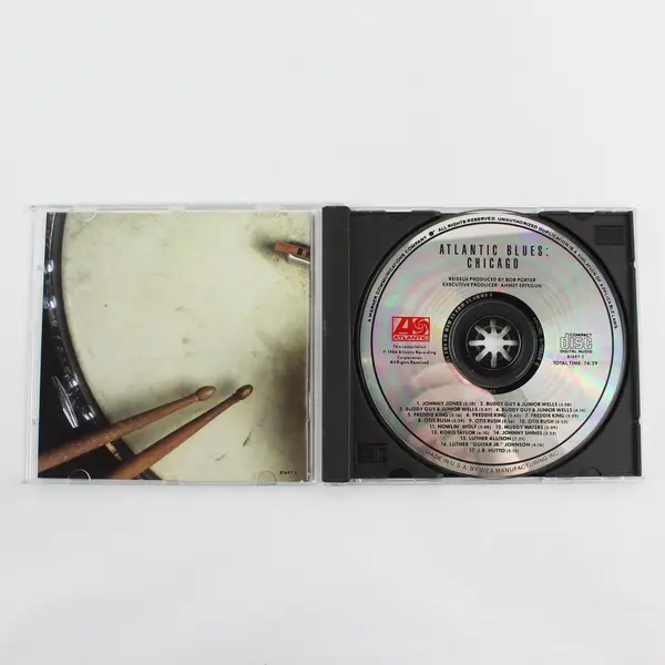 Lot of 2 Atlantic Blues CDs-Chicago and  Guitar, Various 1986