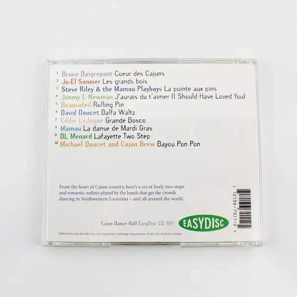 Cajun Dance Hall CD by Various 1996, # ED CD 7011  