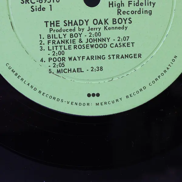 Shady Oak Boys Play All Time Hits 12" Vinyl Record