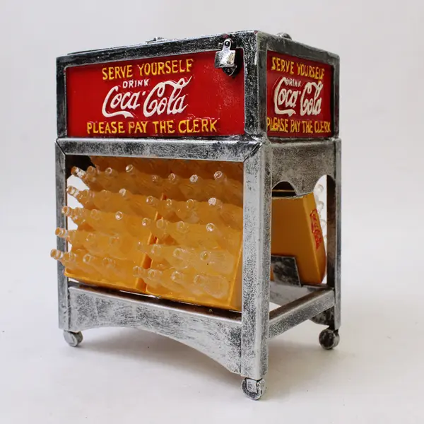 Lot of 3 Kurt S. Adler Santa's World Coca-Cola W1454 Display Ornaments New