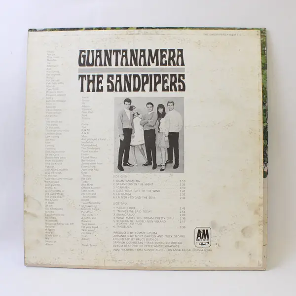The Sandpipers Guantanamera 12" Vinyl Record